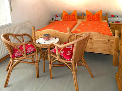 Schlafzimmer Nr.3 hat ebenfalls Balkonzugang