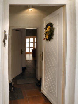 Blick in die Erdgescho�wohnung