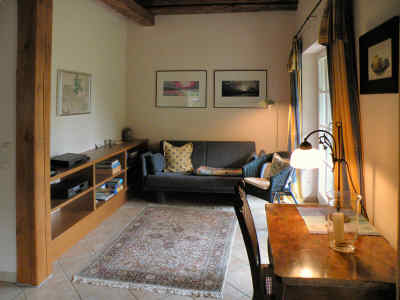 Wohnzimmer Gutshaus Losentitz Wohnung Nr.1