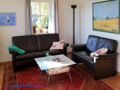 Die Couch im Wohnzimmer
