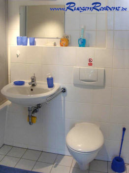Das Badezimmer der FeWo 1