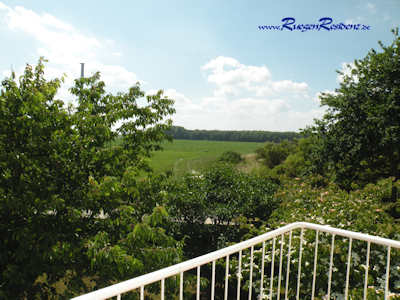 Blick vom Balkon