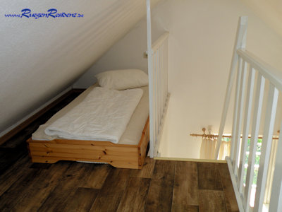 Das Dachgescho, das zustzliche Einzelbett