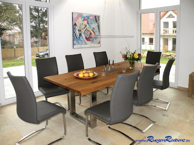 Esstisch im Wohnzimmer Haus A