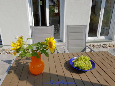 Terrasse Haus B - "Wind & Wellen" Lauterbach Insel Rgen