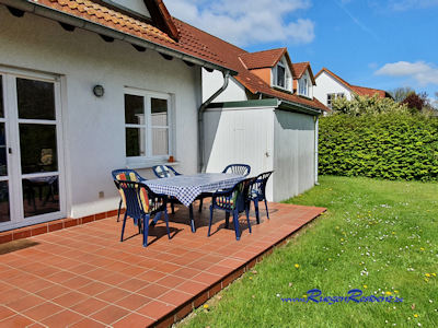 Terrasse Ferienhaus 7 Rgen Residenz