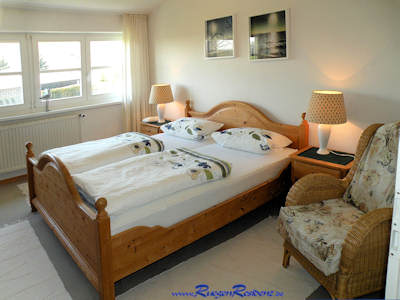 Schlafzimmer im Obergescho, hier z.B. Haus Nr.1