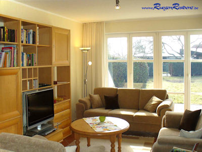 Wohnzimmer Blick in den Garten