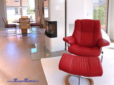 Kamin im Ferienhaus Breege Rgen