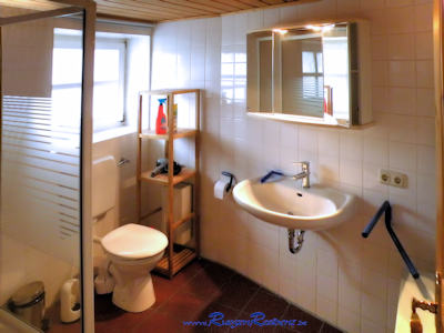 Badezimmer FeWo 2 Landhaus zur Wiek