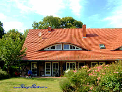 Gartenanlage des Gutshauses