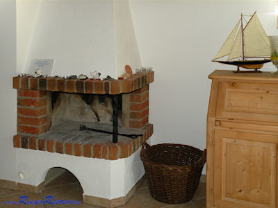 Kamin Ferienwohnung 2 Gutshaus Losentitz