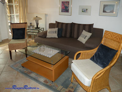 Wohnzimmer FeWo 5 Gutshaus