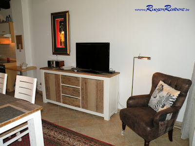 TV und Radio im Wohnzimmer