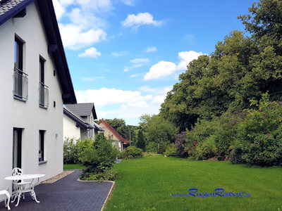 Blick vom Balkon