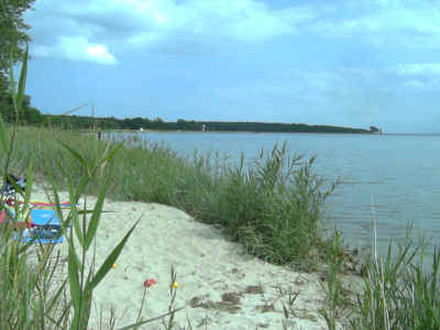 Badebucht am Strand Palmer Ort