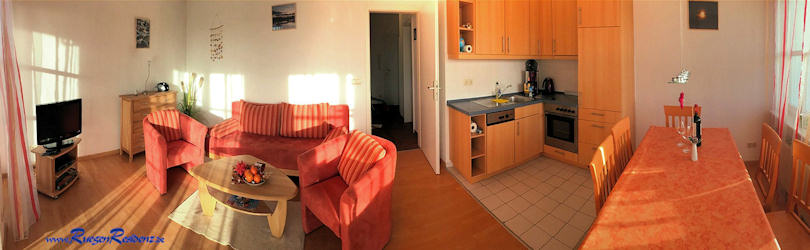 Rundumblick durchs Wohnzimmer