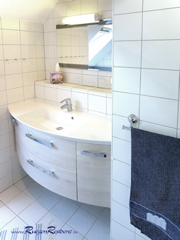 Badezimmer im Obergescho, hier z.B. Haus Nr.3