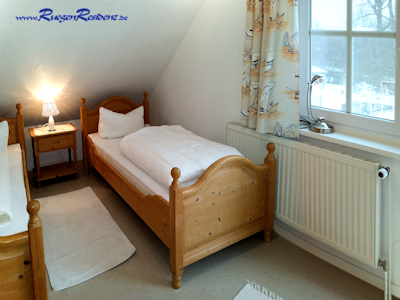 Schlafzimmer Nr.3 mit Einzelbetten